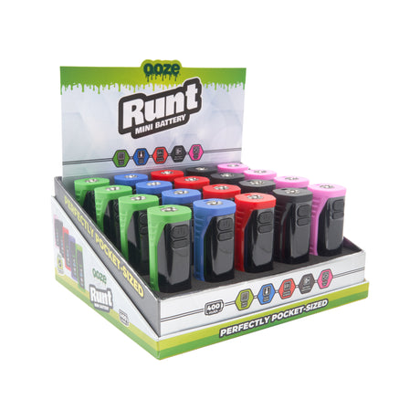 Ooze Runt – 400 mAh Mini Battery – 20ct Display