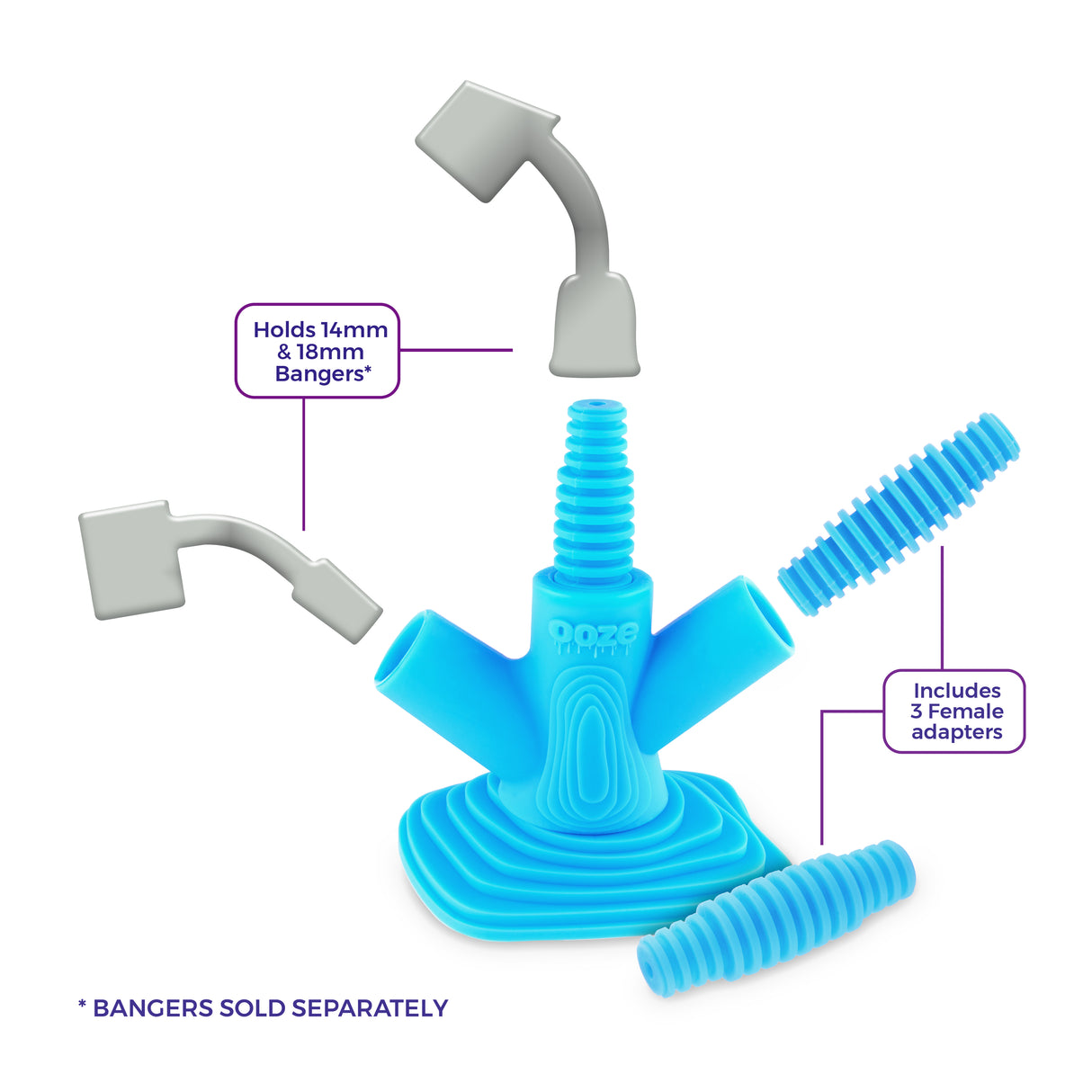 Ooze Banger Hanger Silicone Banger Stand