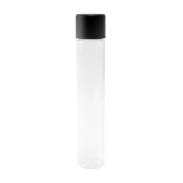 Loud Lock clear 90mm/22mm PET tube with child resistant matte black cap