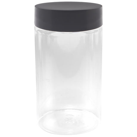 Loud Lock Plastic Jar w/ Cap - 116mm / 66mm - 100pc - Child Resistant