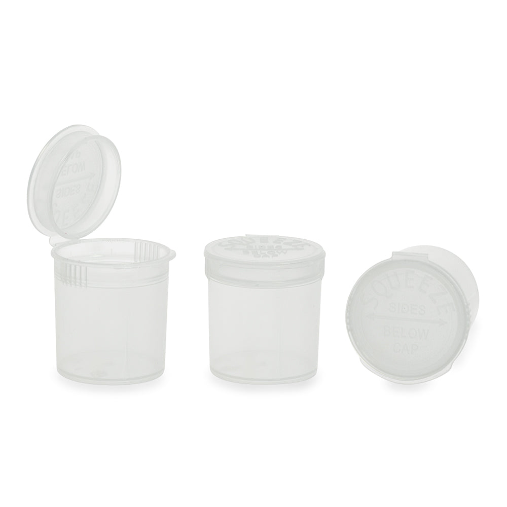 Loud Lock Plastic Pop Top - 6 Dram - 600pc - Child Resistant