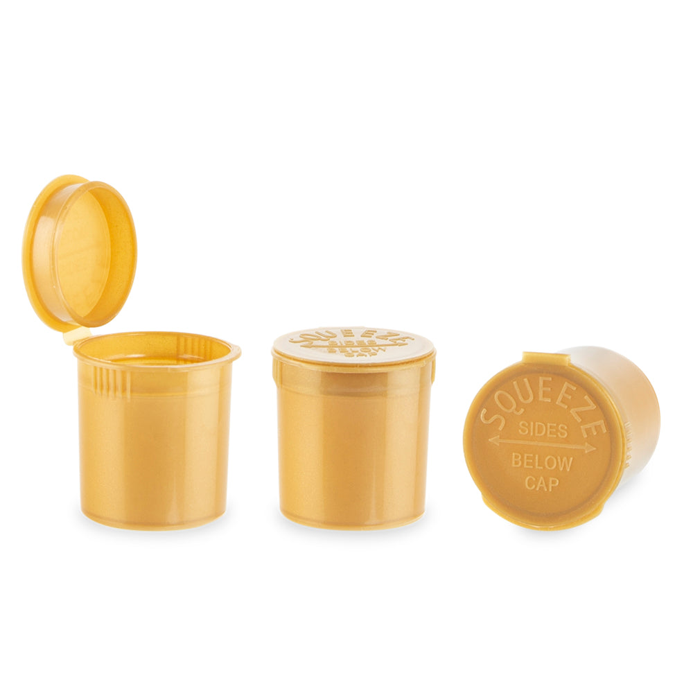 Loud Lock Plastic Pop Top - 6 Dram - 600pc - Child Resistant