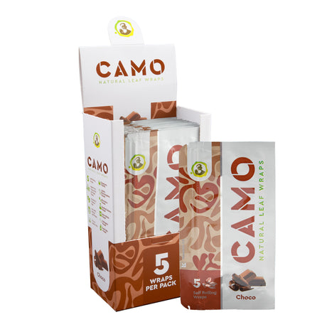 Camo Natural Leaf Wraps 5pk – 25ct