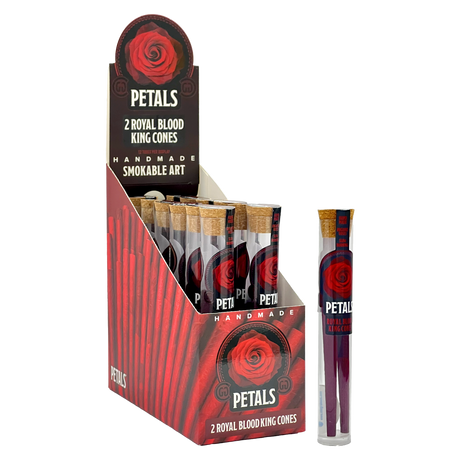 Petals Royal Blood 2pk King Size Cones - 12ct Display