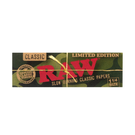 RAW Camo 1 ¼ Size Rolling Papers – 24ct