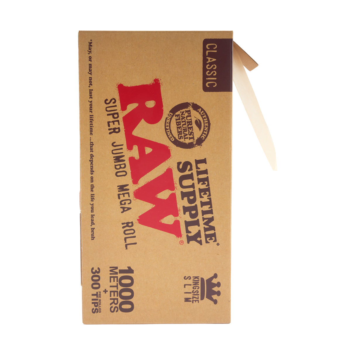 RAW Classic Rolling Paper King Size Slim Super Jumbo Mega Roll