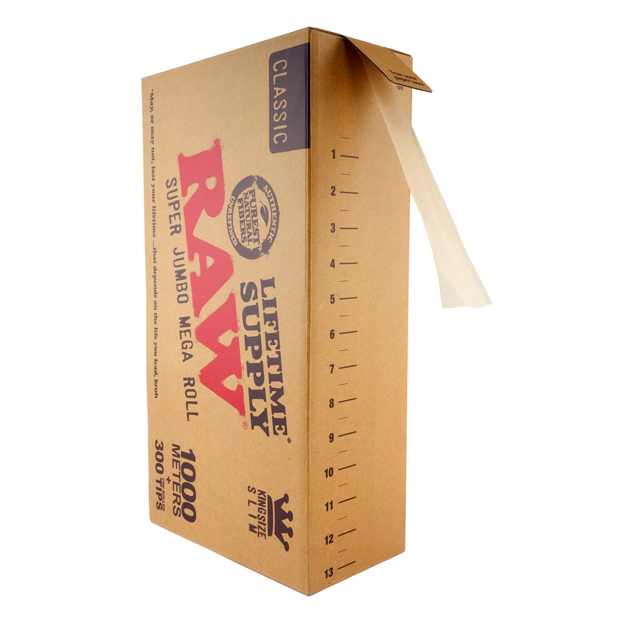 RAW Classic Rolling Paper King Size Slim Super Jumbo Mega Roll