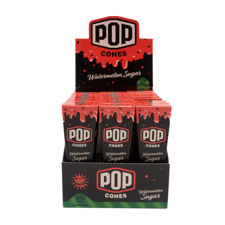 Pop Cones 1 ¼ Size Unbleached 6pk Cones – 24ct Display