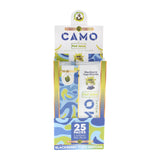 25ct display of Camo x Pod Juice blackberry yuzu matcha wraps on a white background
