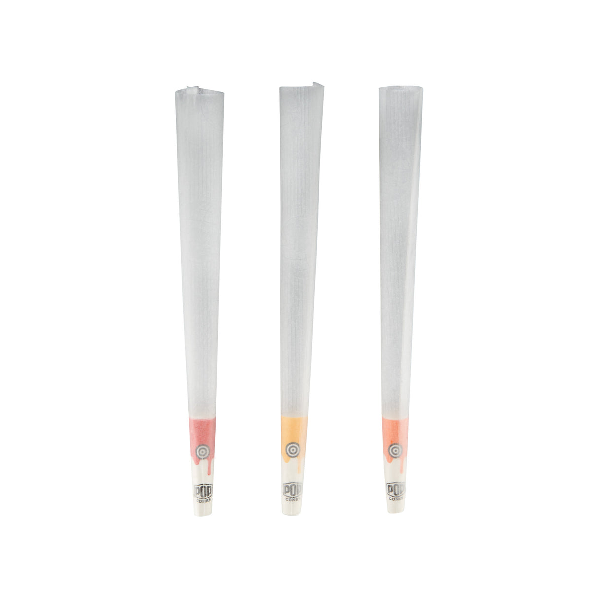 Pop Cones Ultra Thin 1 ¼ Size Cones – 6pk – 24ct – Assorted