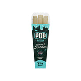 A single 6-pack of 1 1/4 size Pop Cones flavored pre-rolled cones in Cookies & Scream flavor.