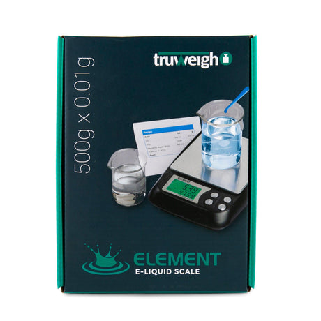 Truweigh Element DIY E-Liquid Scale - 500g x 0.01g - Black