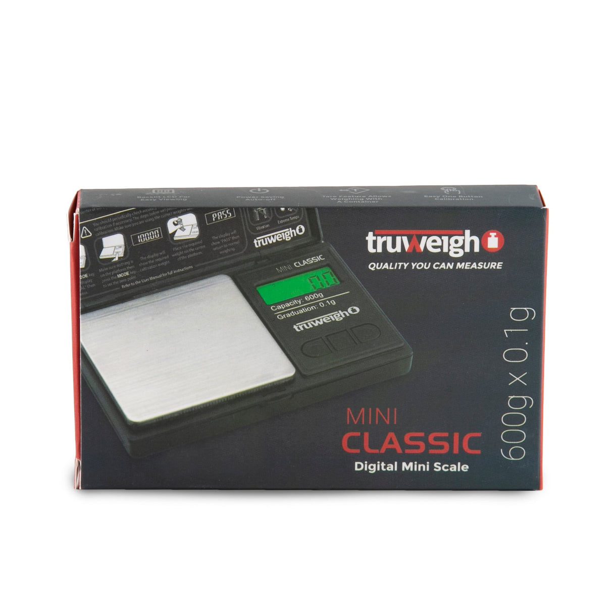 Truweigh Mini Classic Scale - 600g x 0.1g