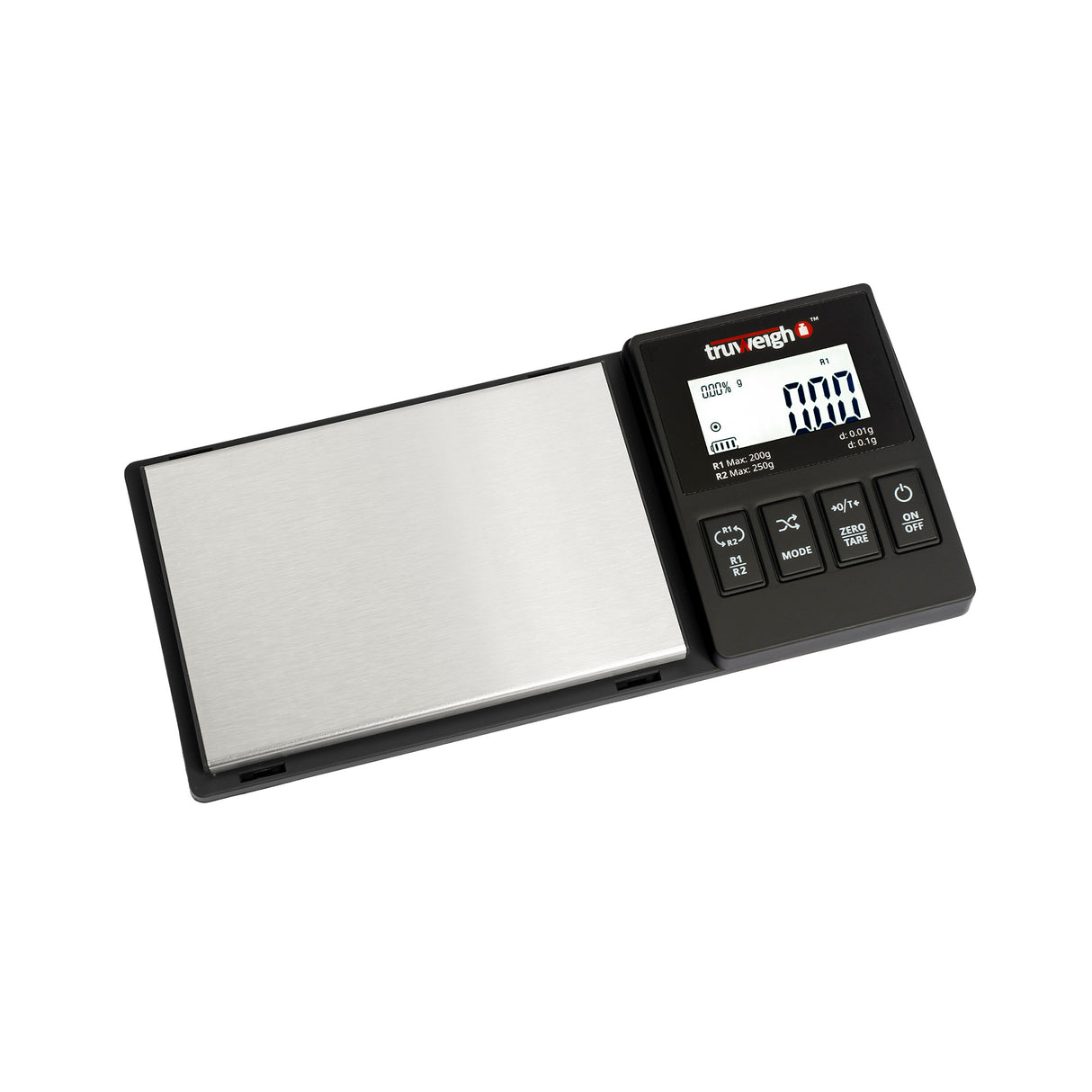 Truweigh Regent Dual Resolution Mini Scale – 250g x 0.1g / 200g x 0.01g