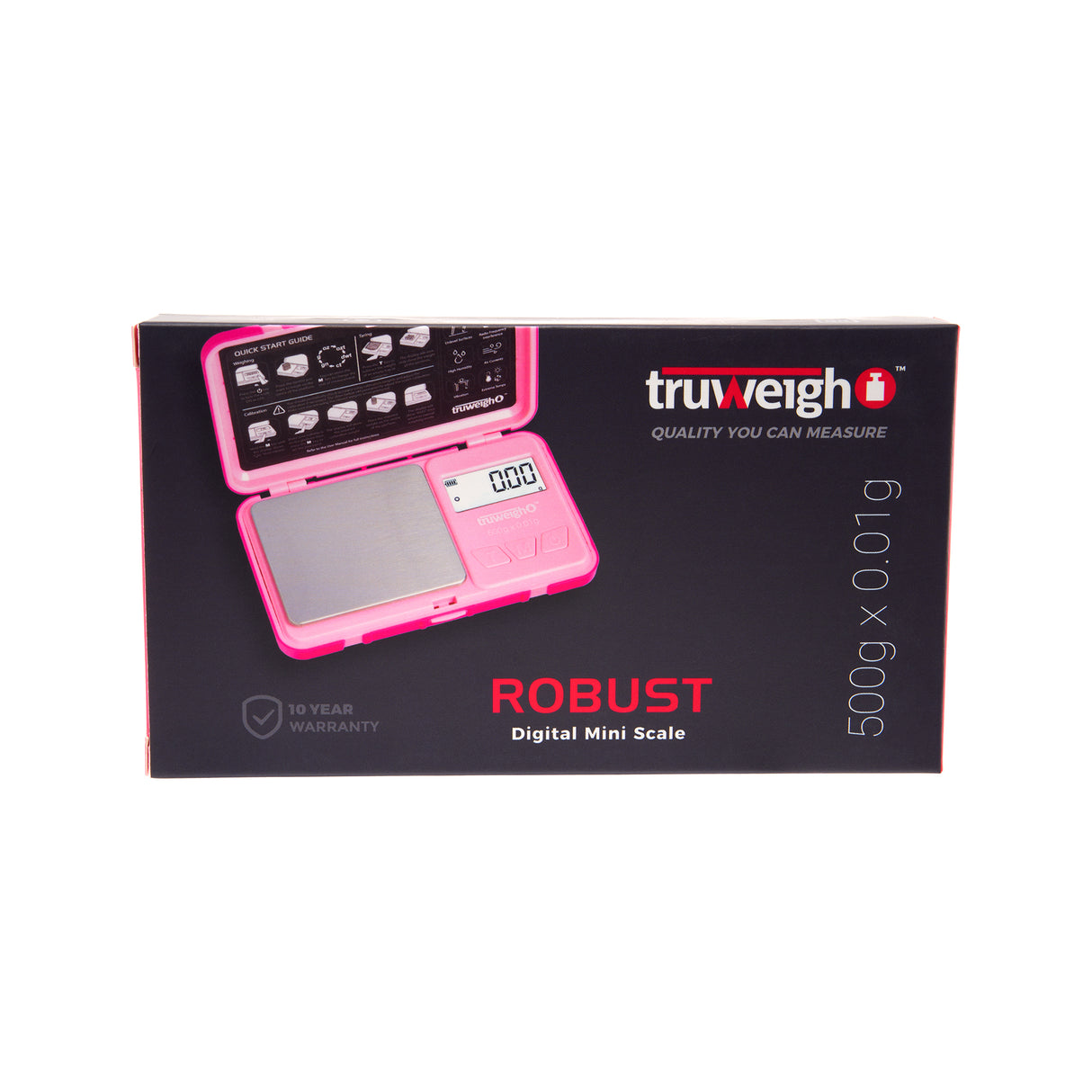 Truweigh Robust Digital Mini Scale – 500g x 0.01g