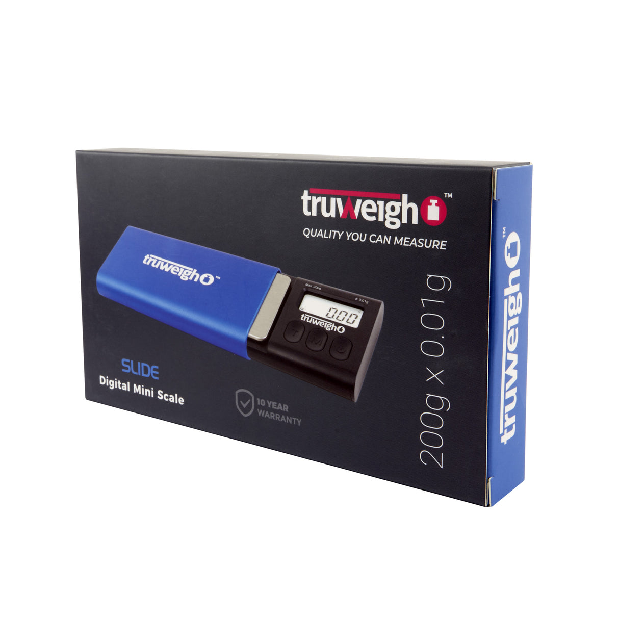 Truweigh Slide Digital Mini Scale – 200g x 0.01g