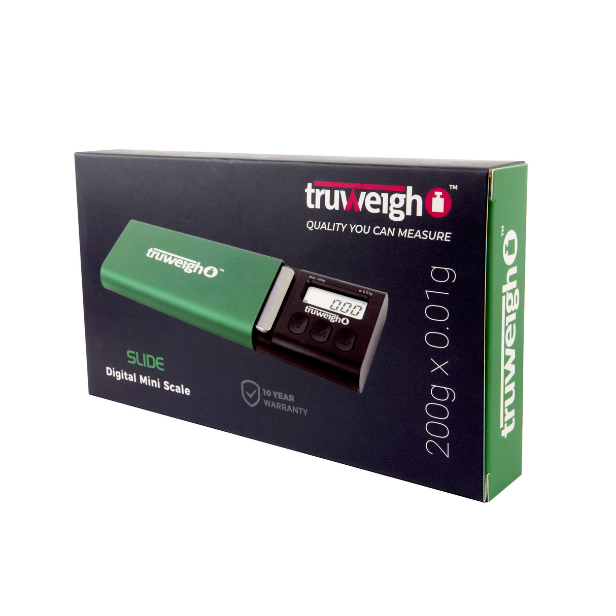 Truweigh Slide Digital Mini Scale – 200g x 0.01g