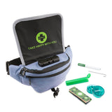 Happy Pack Dry Herb by Happy Kit All-in-One Smell Proof Travel Smoking Kit Fanny Pack