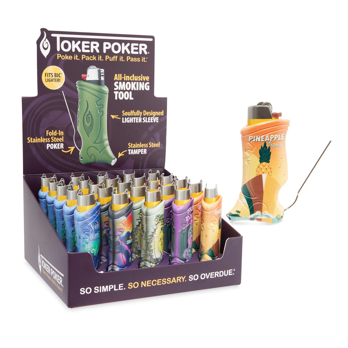 Toker Poker Bic Edition 25ct Display – Strains