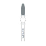 White Rhino Quartz Glass Dab Straw 25ct Display - V3