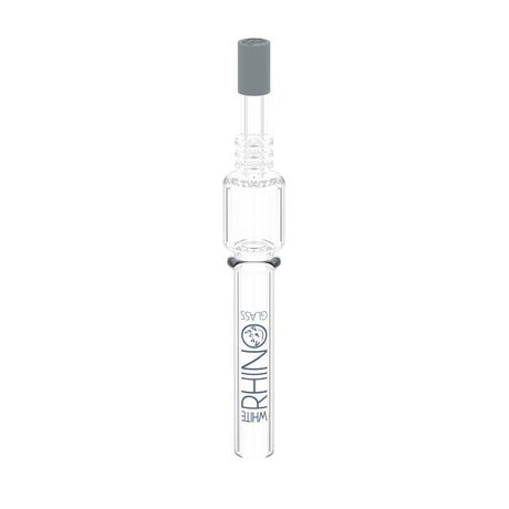 White Rhino Quartz Glass Dab Straw 25ct Display - V4