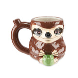 Ceramic Stoned Sloth Mug Pipe