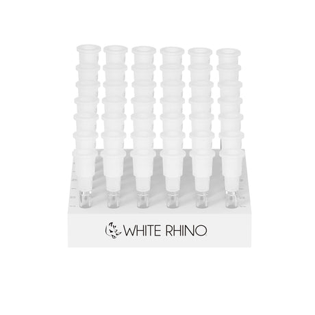 White Rhino 14/19mm Hybrid Glass Downstem – 42ct