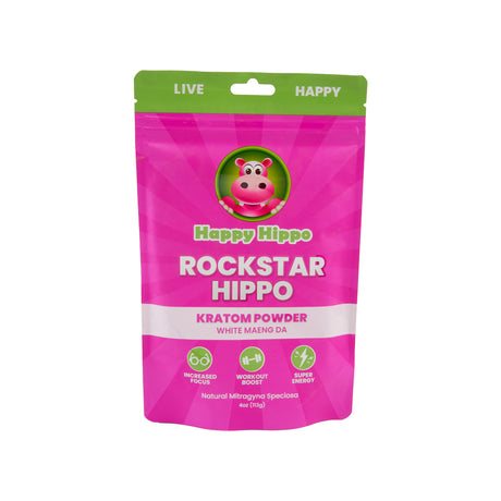 Happy Hippo Kratom Powder – 4oz