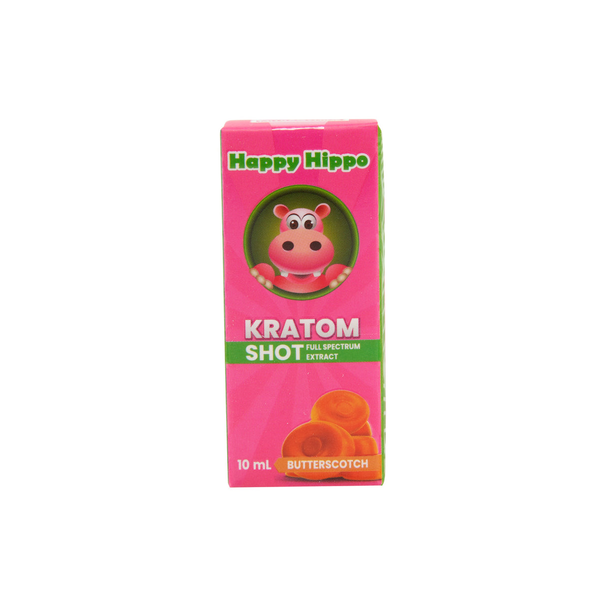 Happy Hippo 120mg Kratom Extract Shot – 12ct