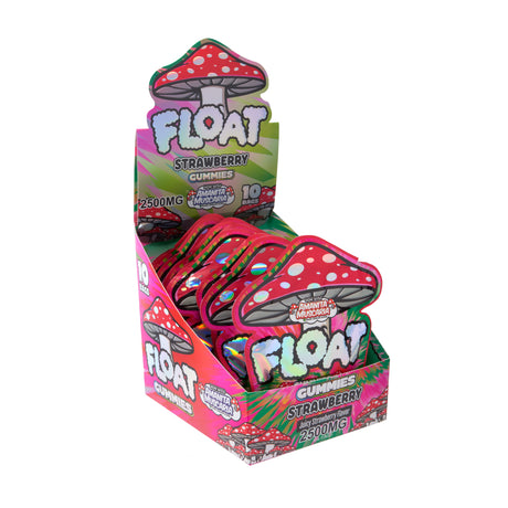 Float 2500mg Mushroom Gummies – 10ct