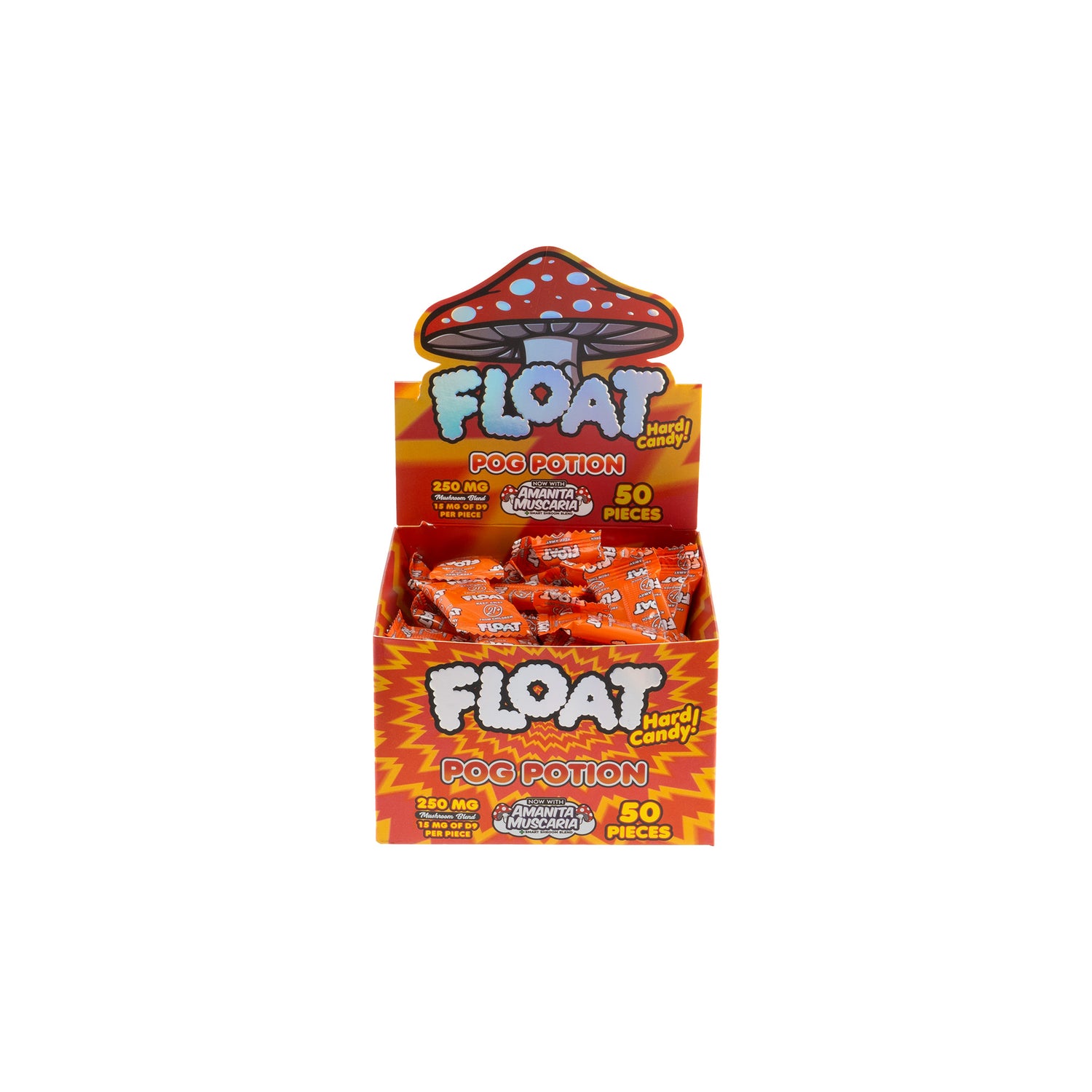 Float 250mg Mushroom Hard Candy – 50ct – Cannatron