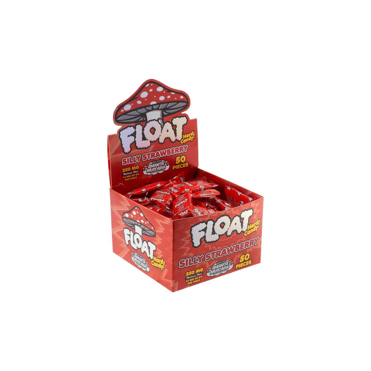 Float 250mg Mushroom Hard Candy – 50ct