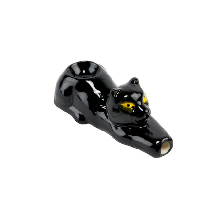 Wacky Bowlz 3.5” Ceramic Pipe – Black Cat