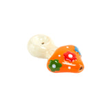 Wacky Bowlz 3.5” Ceramic Pipe – Flower Mushroom