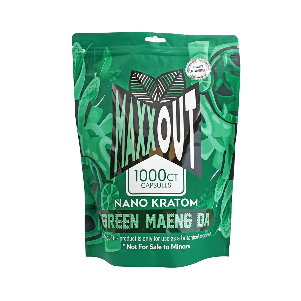 MaxxOut Kratom Capsules – 1,000ct