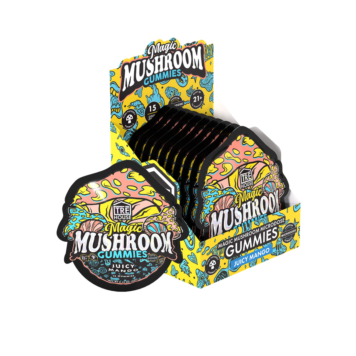 Tre House 15pk Mushroom Gummies – 10ct