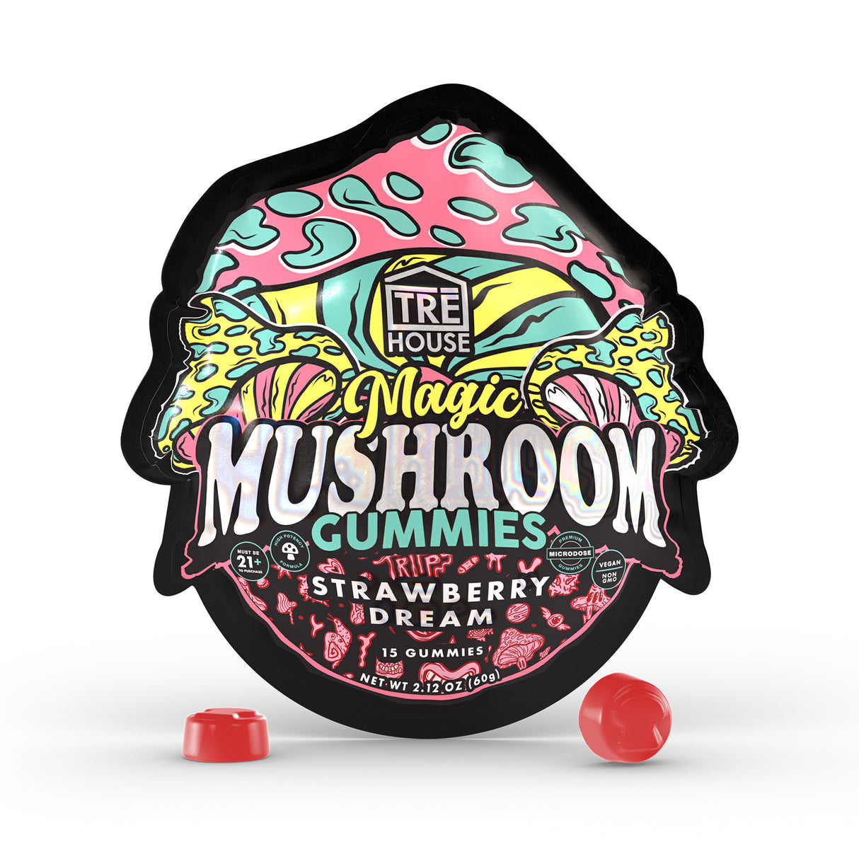 Tre House 15pk Mushroom Gummies – 10ct