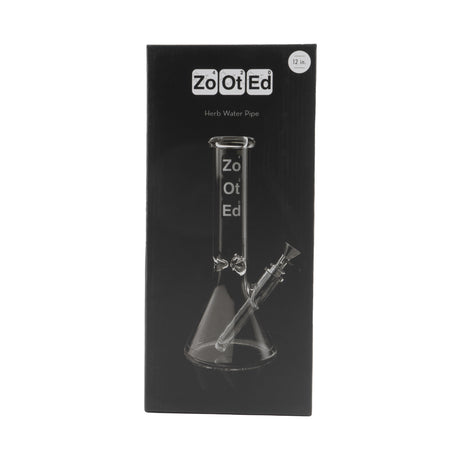 Zooted Glass 12” Water Pipe – Beaker