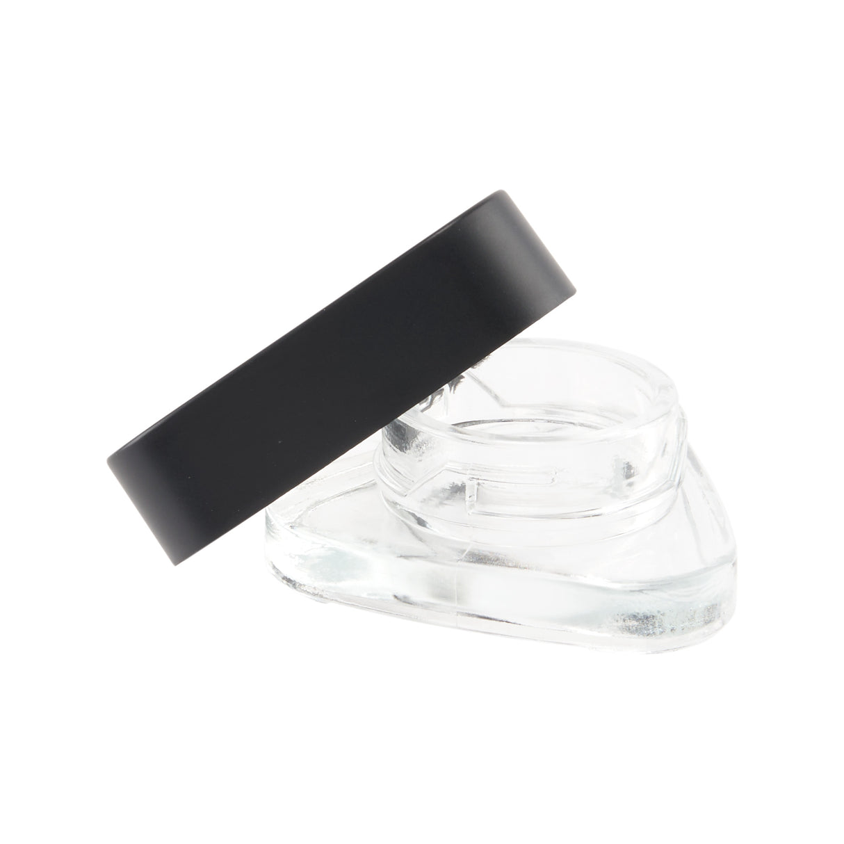 Loud Lock 5ml Triangle Glass Jar with Lid – 250ct