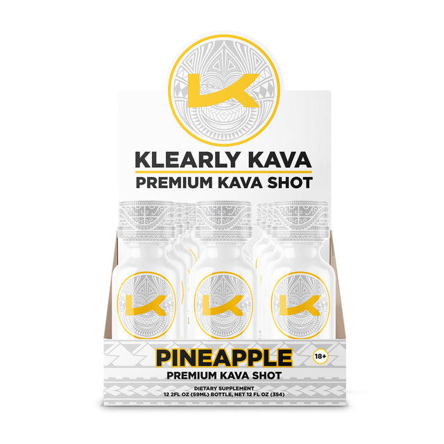 Klearly Kava Shot - Pineapple - 2oz - 12ct