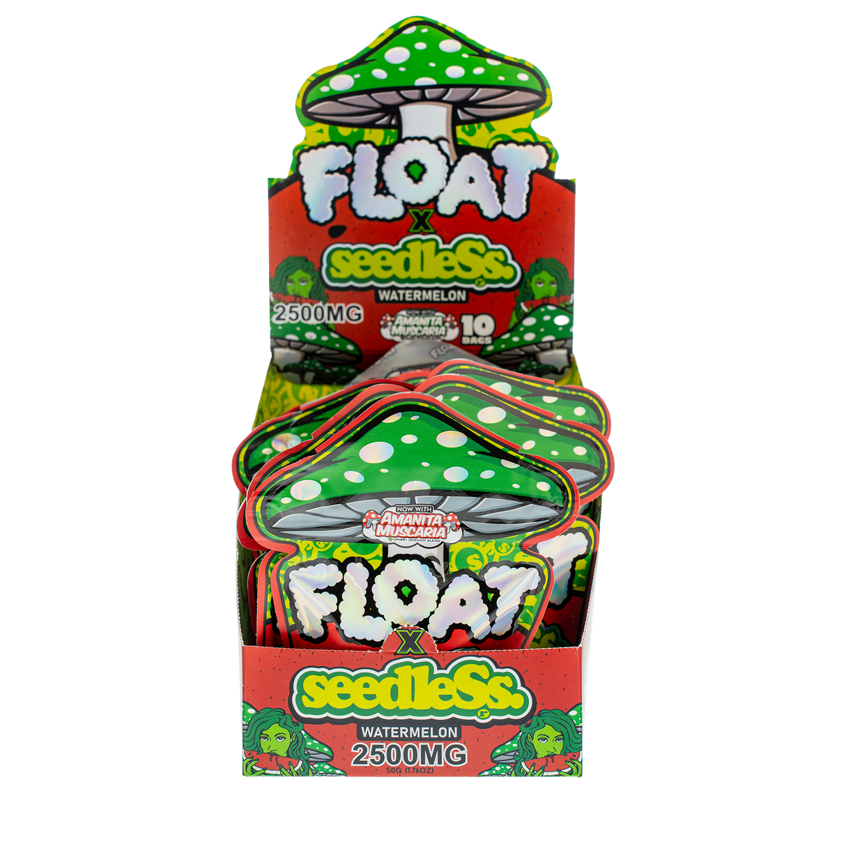 Float 2500mg Mushroom Gummies – 10ct