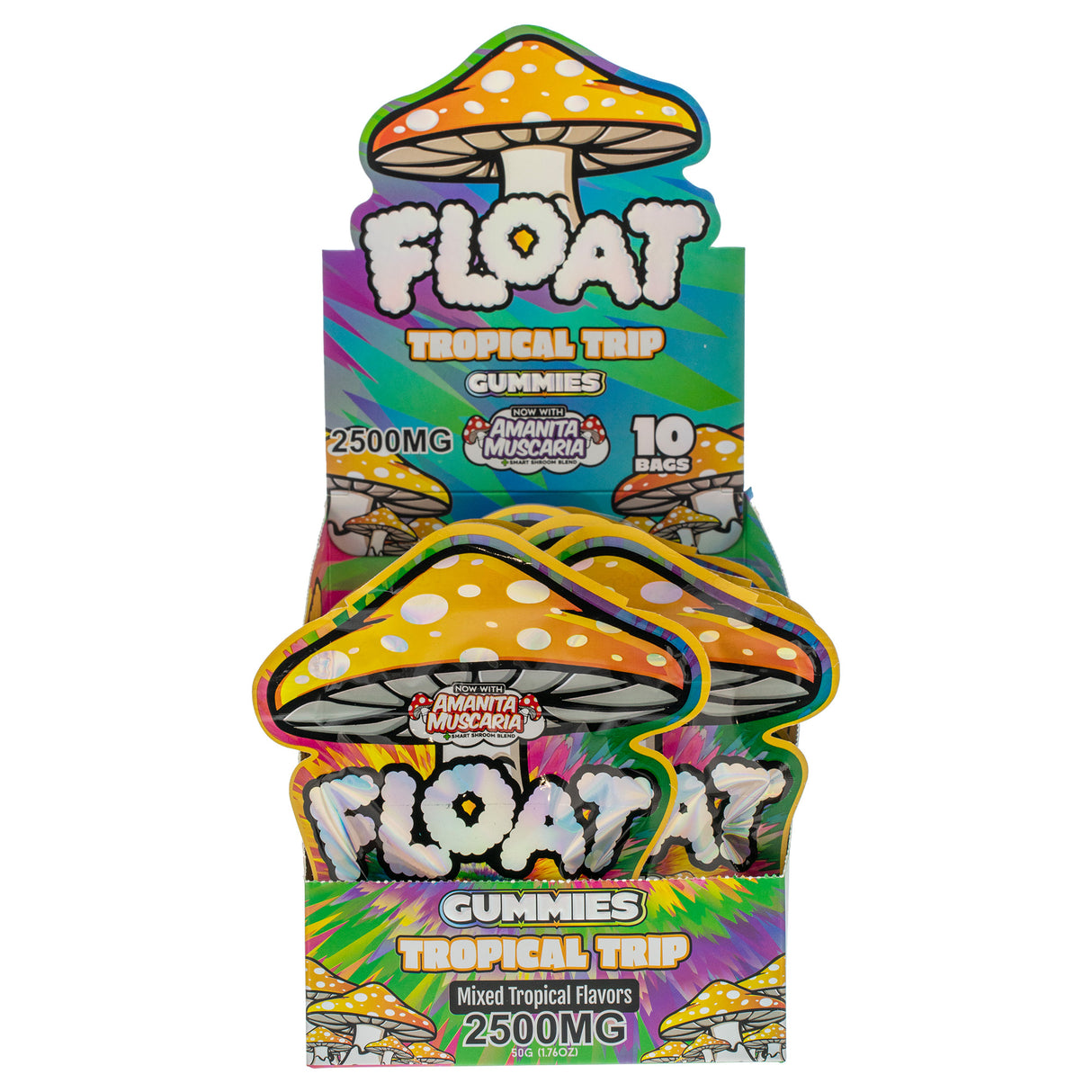 Float 2500mg Mushroom Gummies – 10ct