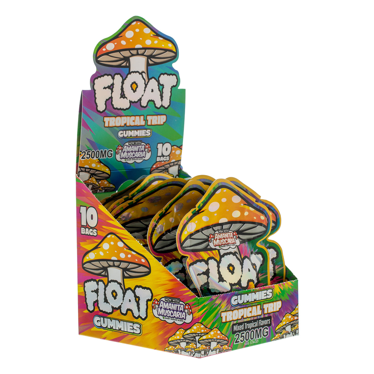 Float 2500mg Mushroom Gummies – 10ct