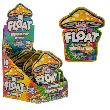 Float 2500mg Mushroom Gummies – 10ct