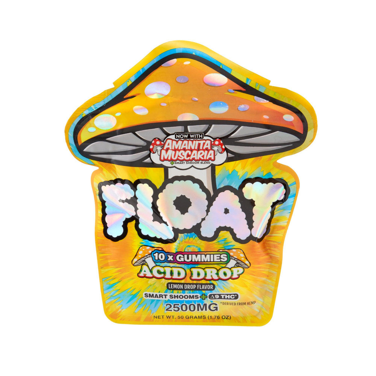 Float 2500mg Mushroom Gummies – 10ct