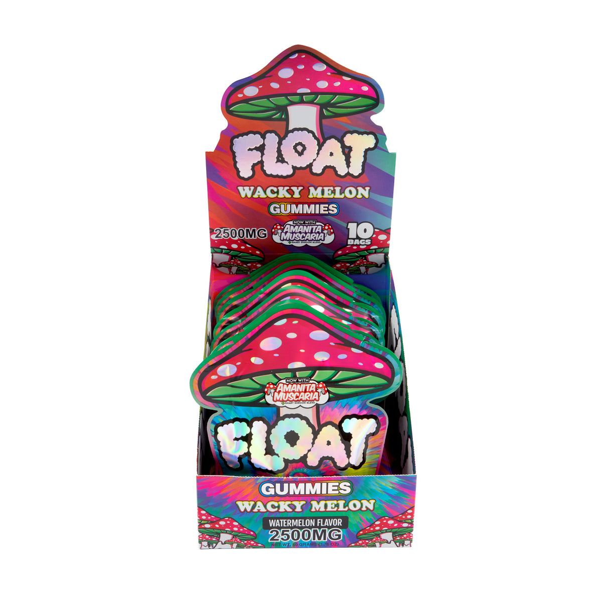 Float 2500mg Mushroom Gummies – 10ct