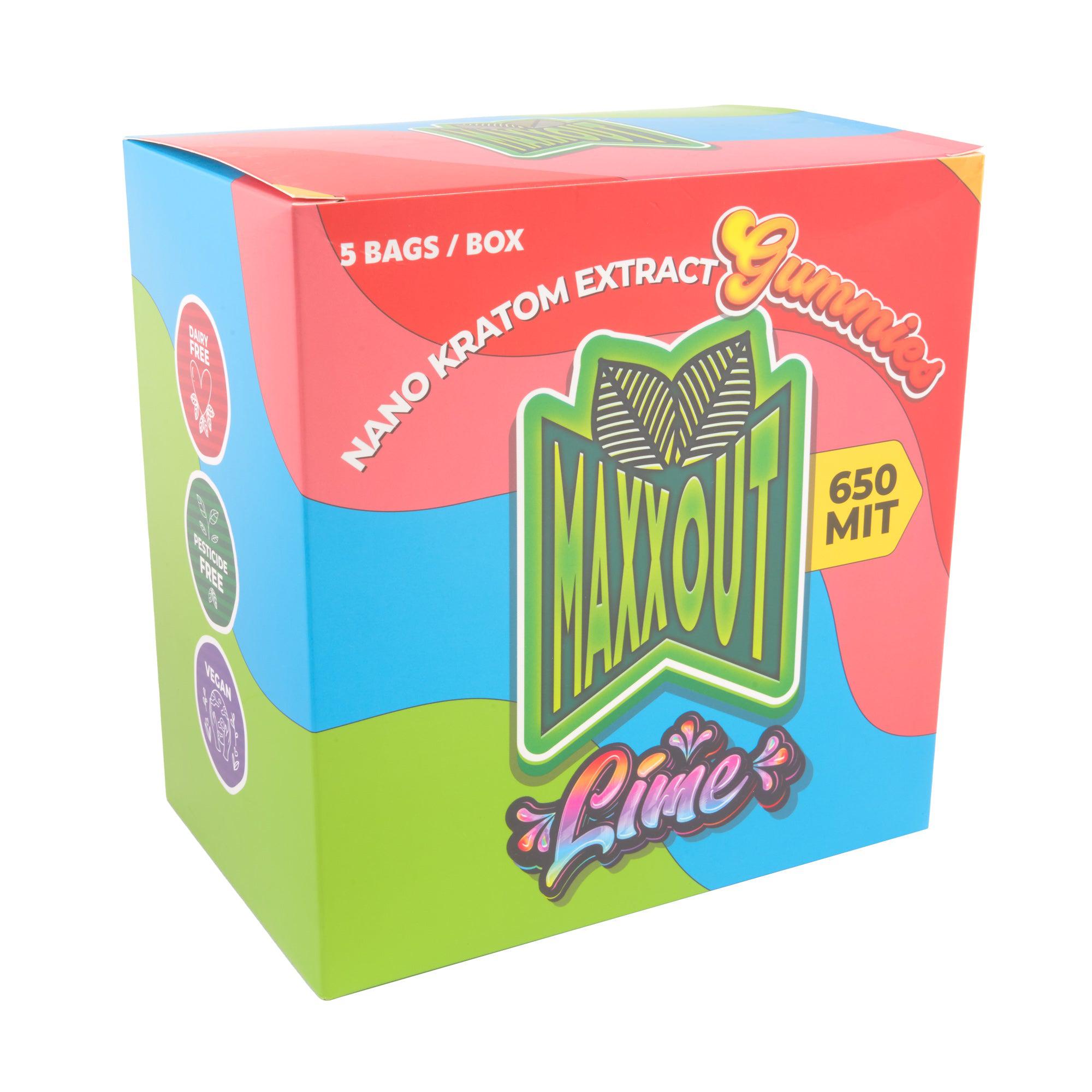 MaxxOut Kratom Gummies – 650mg - 10pk - 5ct – Cannatron