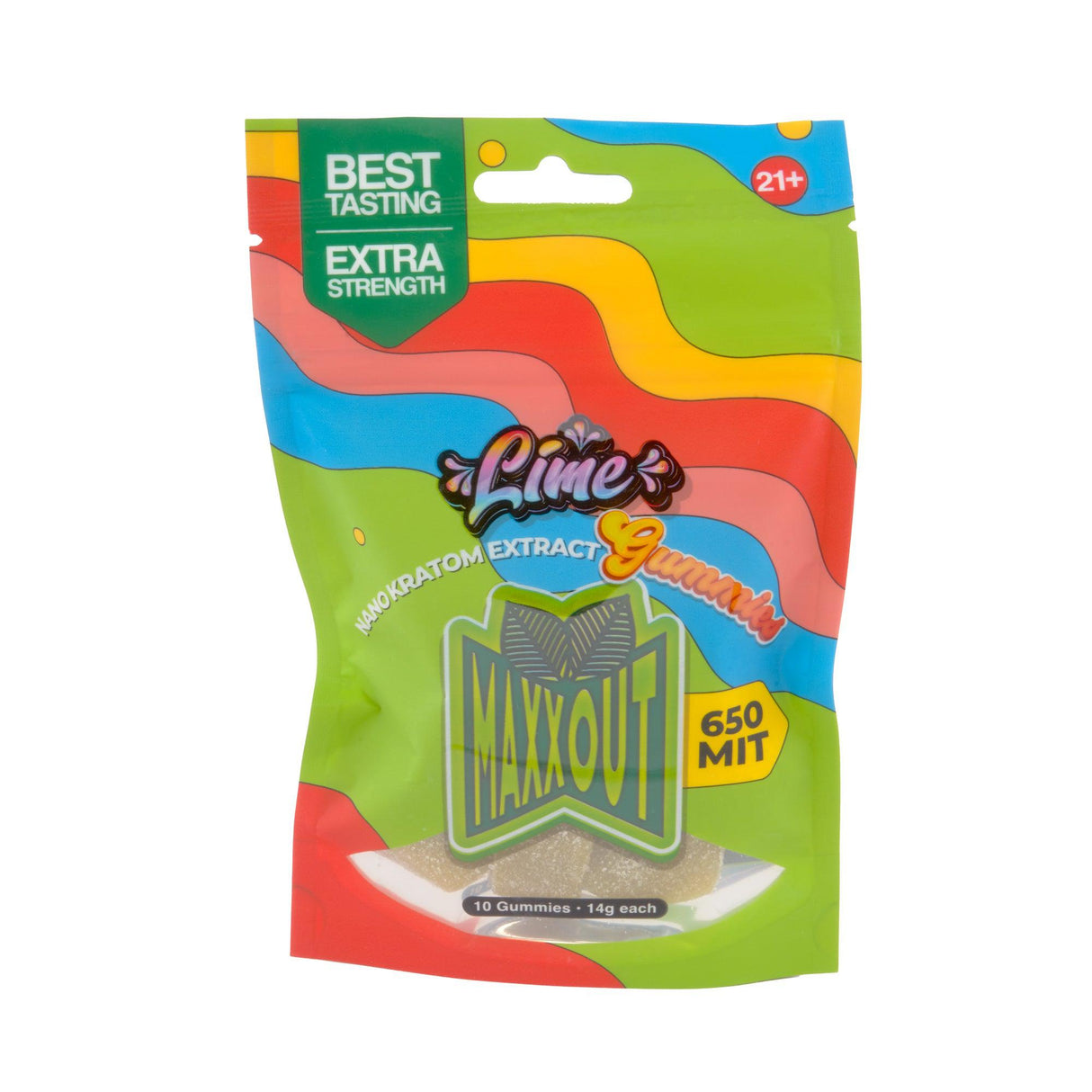 MaxxOut Kratom 650mg Gummies – 5ct