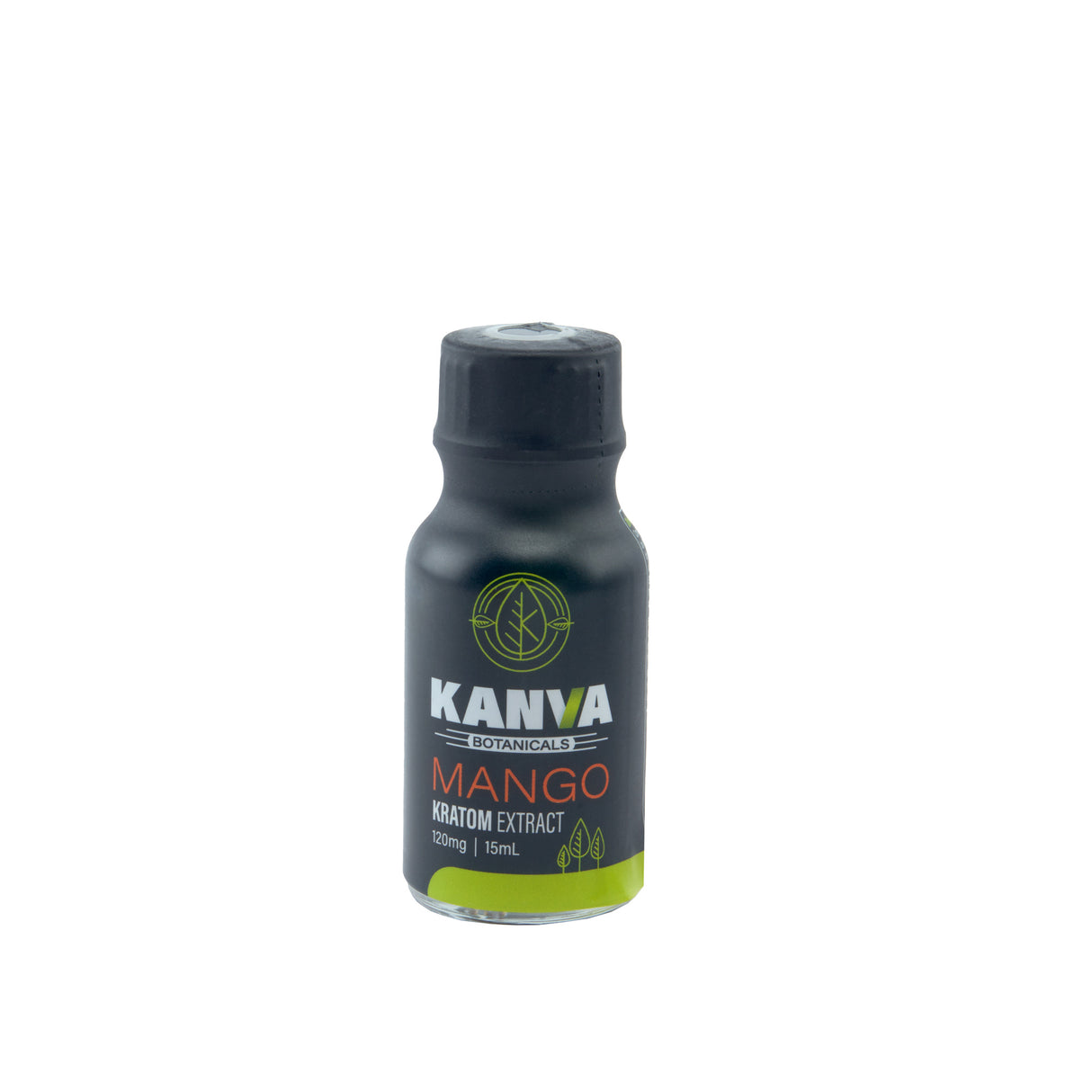 Kanva Botanicals Kratom Extract Shot – 120mg - Mango - 12ct