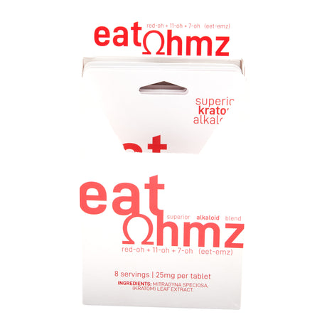 Eat Ohmz 100mg Red-OH + 11-OH + 7-OH Kratom Tablets – 6ct